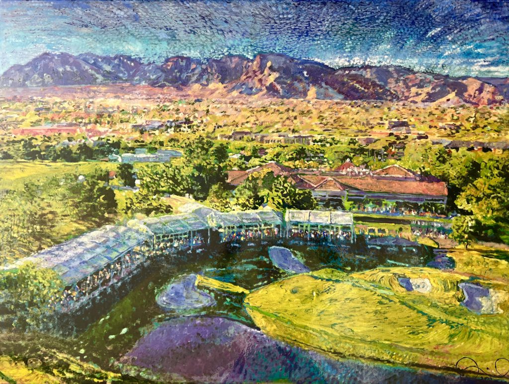 Shriners Cup TPC Summerlin, Oil on canvas 36x48
