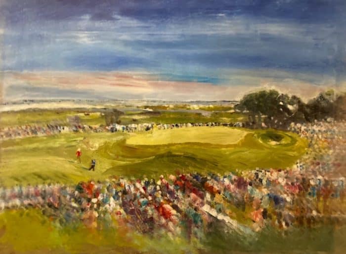 Kiawah Island 2021 PGA Championship, Oil on canvas 24x20