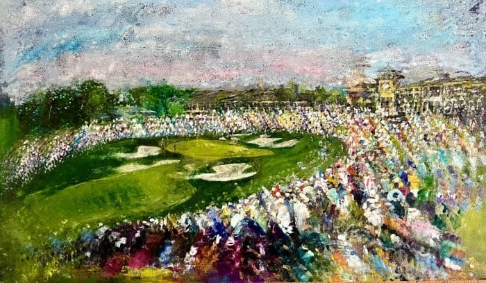 18 @ The Memorial Tournament, Oil on canvas 24x36
